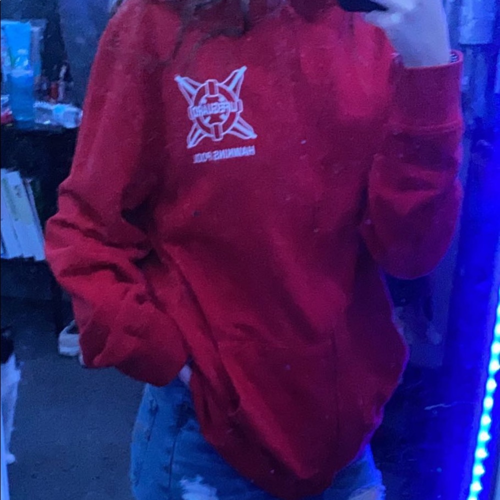 stranger things zip up sweatshirt